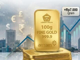 Kilau Emas Antam Kian Terang: Harga Tembus Rp2.850.000 per Gram pada Rabu Pagi