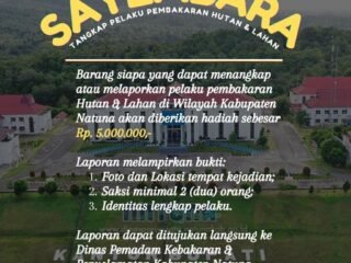 Langkah Kontroversial Pemda Natuna: Hadiah Rp5 Juta untuk Pemburu Pelaku Karhutla