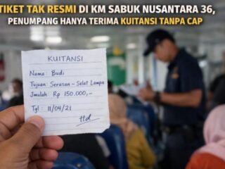 Tanpa Cap dan Identitas, Kuitansi Jadi “Tiket” di KM Sabuk Nusantara 36