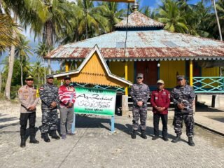 Agenda Hari Kedua Kunker, Danlanal Ranai Tinjau Kesiapan Sarana TNI AL di Pulau Midai