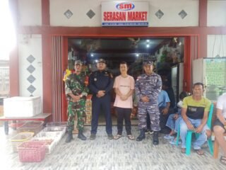 Danposal Serasan Turun Langsung Dampingi Sosialisasi Rokok Ilegal, Soroti Dampak Negatifnya