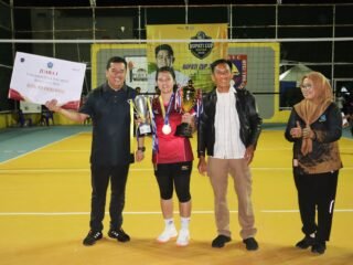 Turnamen Bola Voli Bupati Cup 2026, Polres Bintan dan Megat 707 Kembali Duduk di Peringkat Teratas