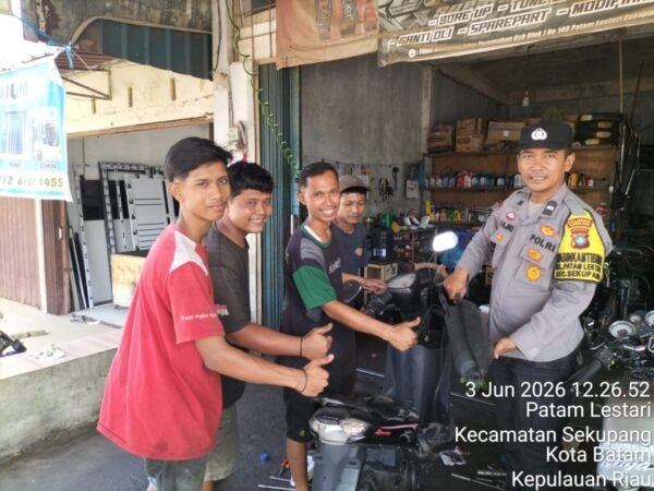 Polsek Sekupang Lakukan Sambang Preventif Cegah Peredaran Knalpot Brong